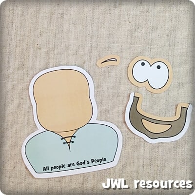 Cornelius Acts 2 craft: cut