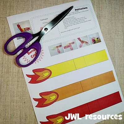 Pentecost spinner craft setup