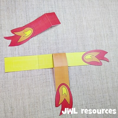 Pentecost spinner craft step 5