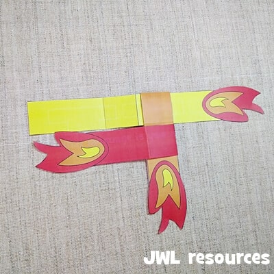 Pentecost spinner craft step 6