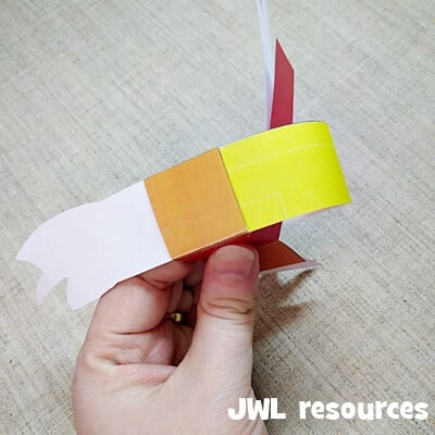 Pentecost spinner craft step 8