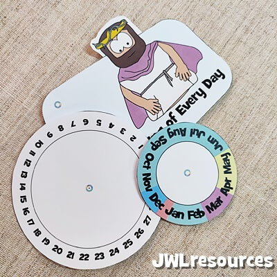 Christ the King calendar construction 1