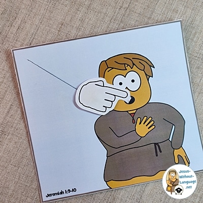 Jeremiah papercraft starting position