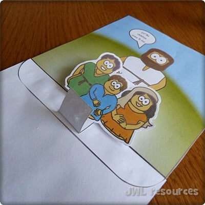 The Children (Luke 18) craft construction 4