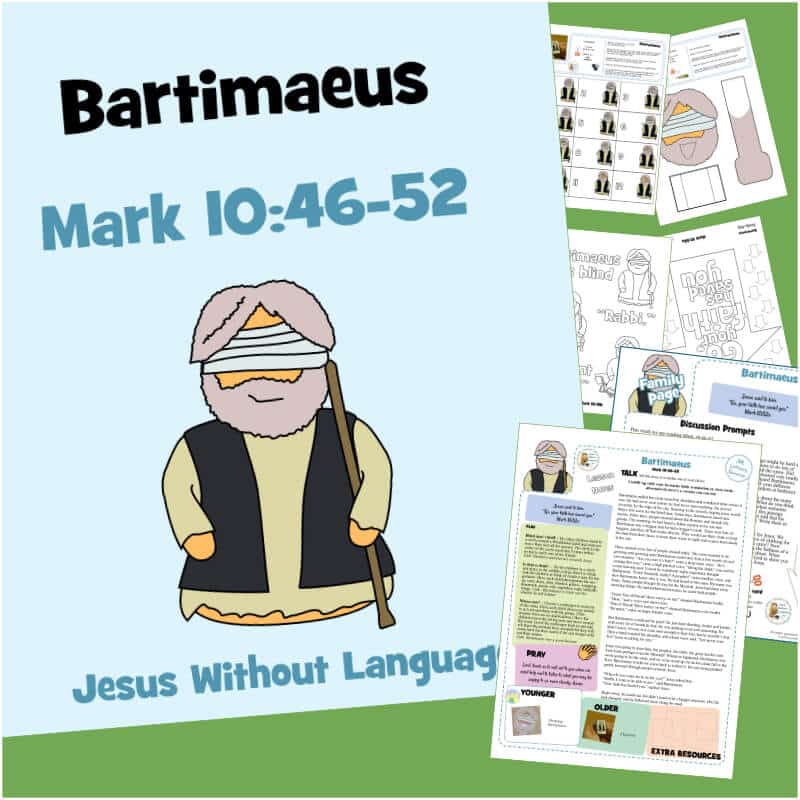 Bartimaeus - Mark 10