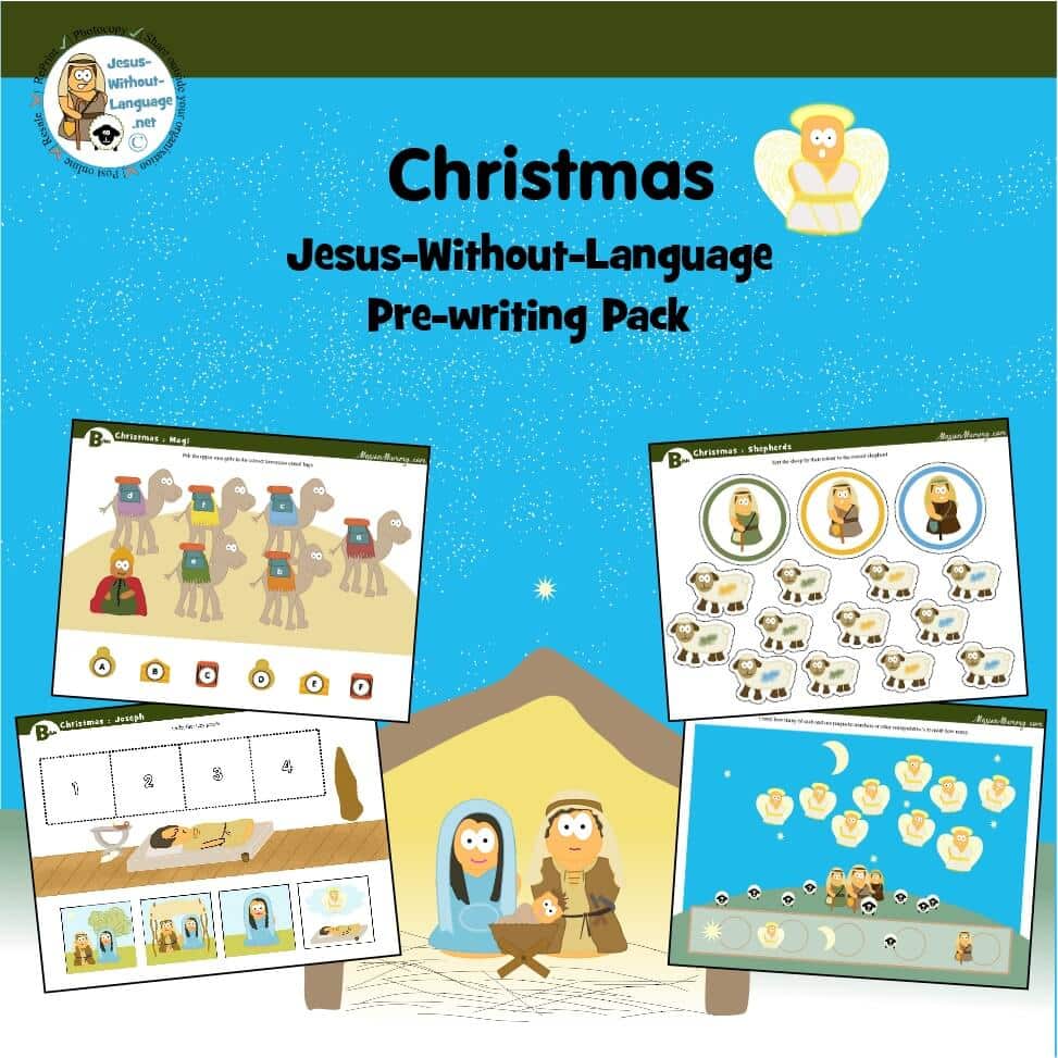Christmas Pre-writing pack