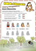 Magdalene worksheet