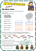 Judas worksheet