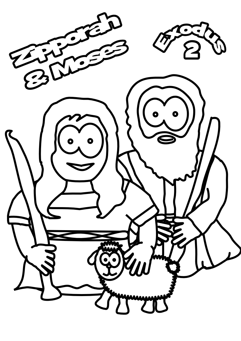 75-Zipphorah+Moses-colouring