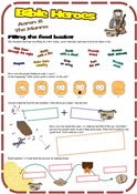 Aaron and the Manna (Exodus 16) Worksheet
